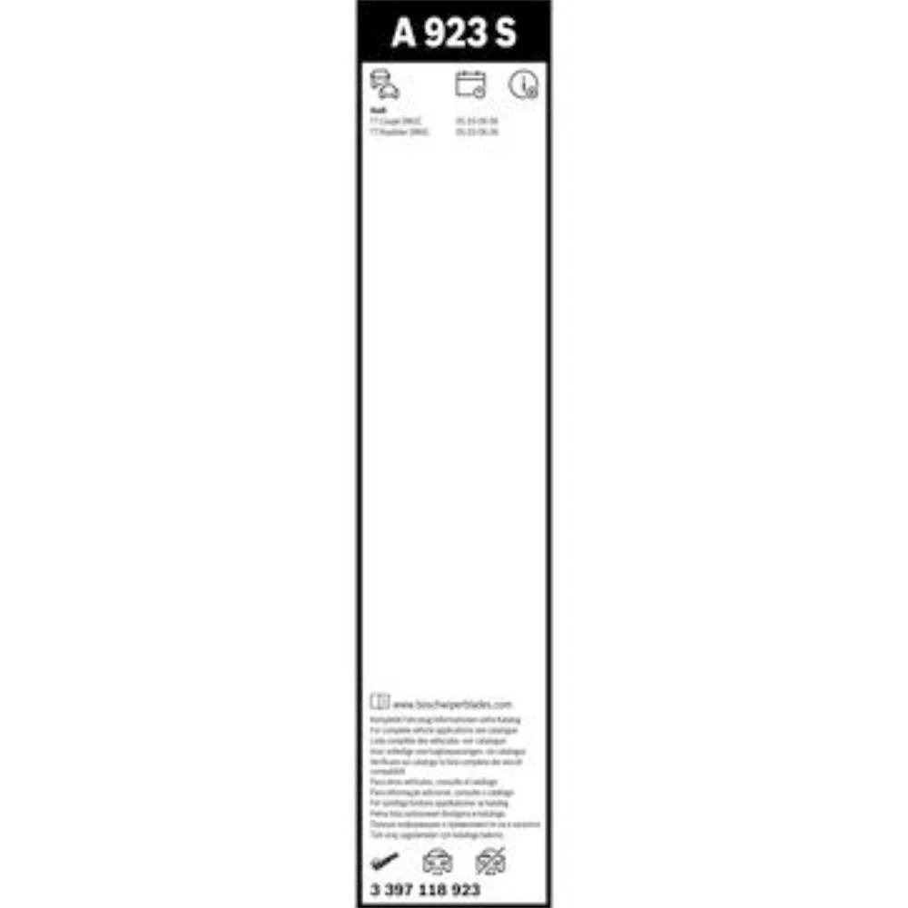 Front wiper blade set BOSCH AeroTwin 530 & 530 mm for Audi TT 2003-2006