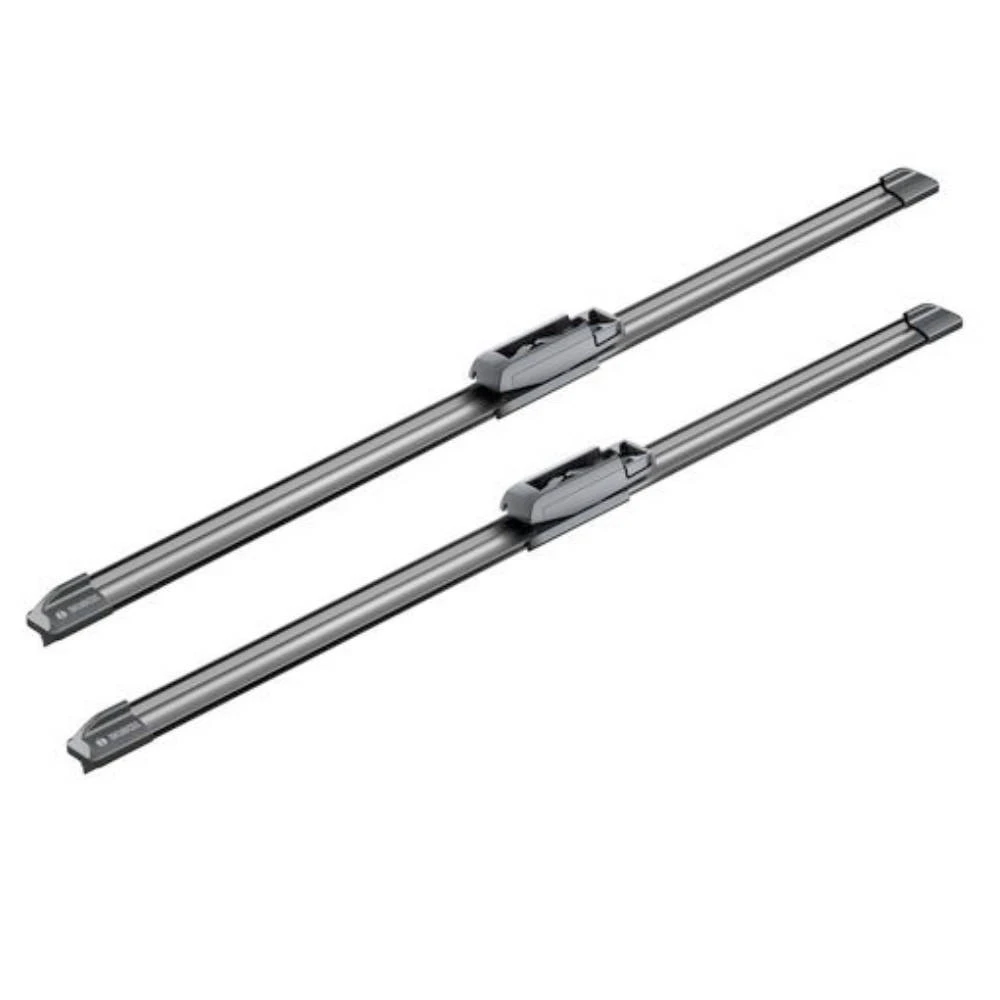 Front wiper blade set BOSCH AeroTwin 555 & 555 mm for Audi A6 Allroad 2006-2011