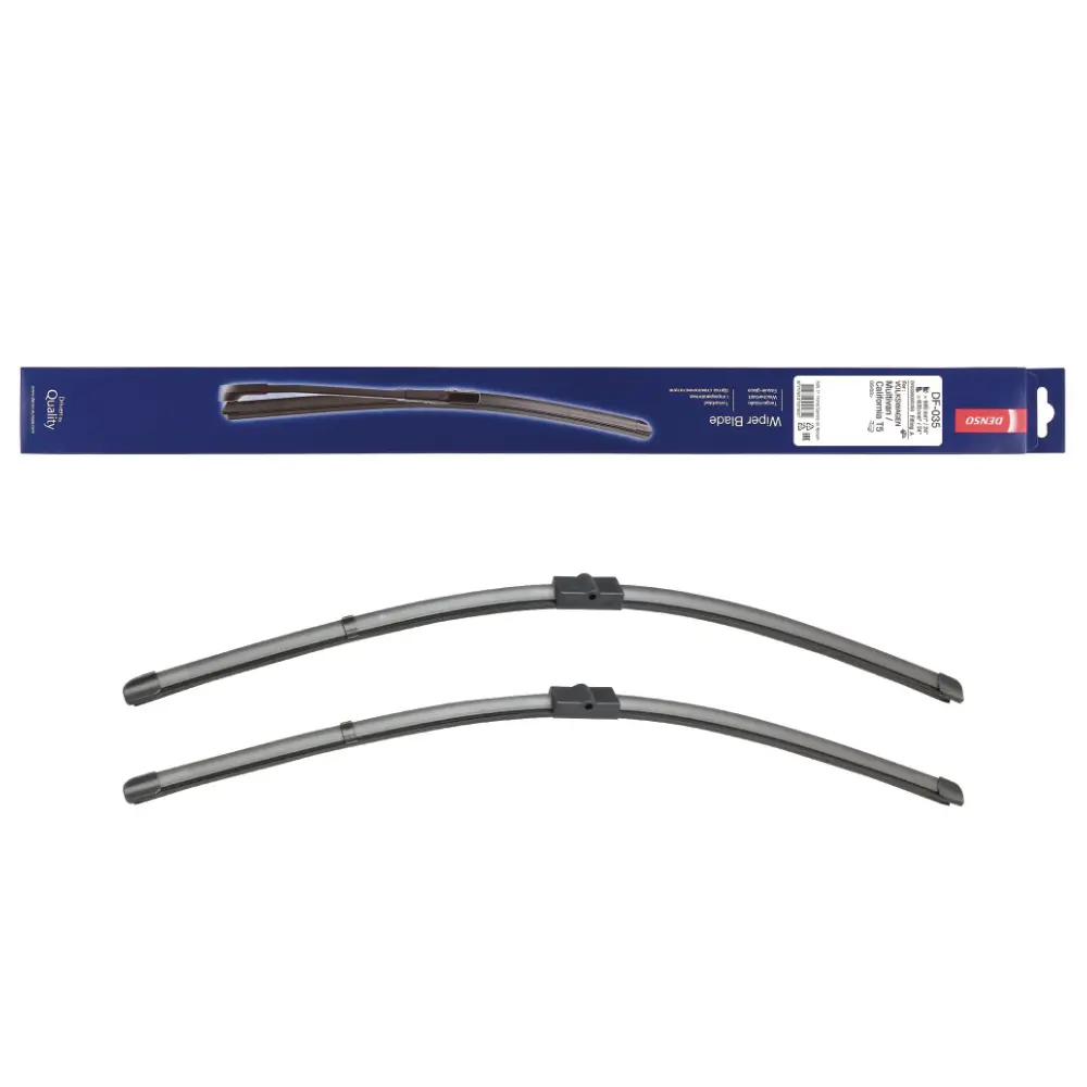 Front wiper blade set Denso Flat 600 & 600 mm for Mercedes E Class 2009-2023
