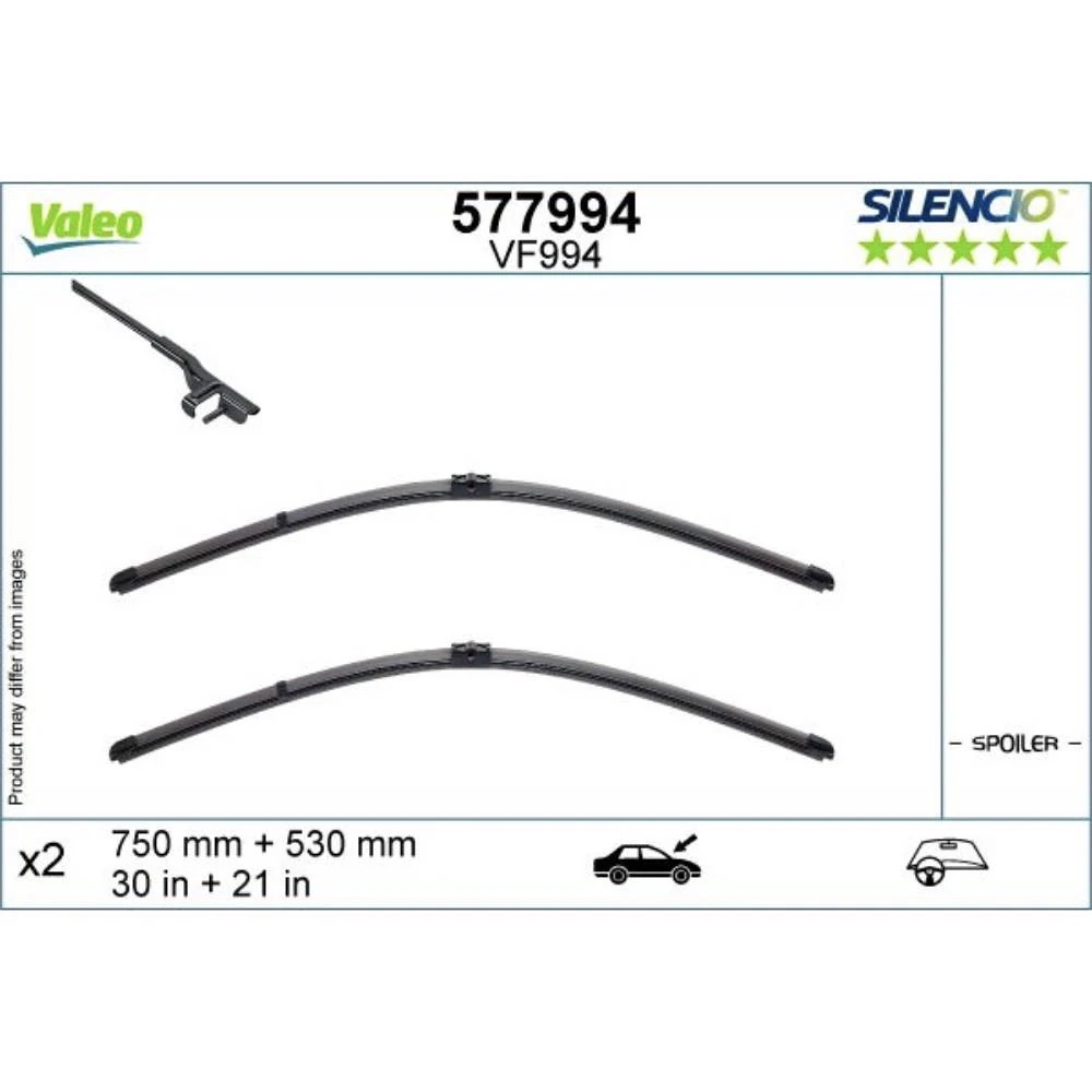 Tergicristalli Valeo Silencio Flat per BMW i3