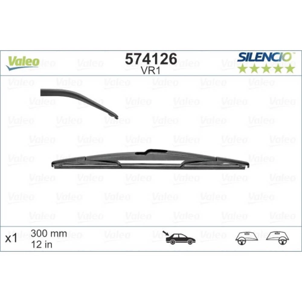 Tergicristalli Valeo Silencio Rear per Cadillac Escalade