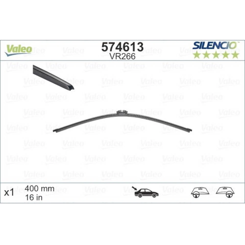 Rear wiper blade Valeo Silencio Rear 400 mm for Audi A6 Avant 2011-2018